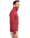 Round Rock Express Cutter & Buck Mainsail Sweater-Knit Mens Half Zip Pullover Jacket Cardinal Red Heather Side Thumbnail Image