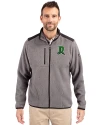 View image 4: Dayton Dragons Cutter & Buck Cascade Epic Comfort Recycled Sherpa Fleece Mens Full Zip Jacket Elemental Grey/Black Front
