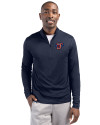 Jacksonville Jumbo Shrimp Clique Spin Eco Performance Half Zip Mens Pullover Dark Navy Front Thumbnail Image