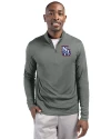 New Hampshire Fisher Cats Clique Spin Eco Performance Half Zip Mens Pullover Pistol Front Thumbnail Image