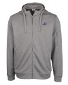 West Michigan Whitecaps Clique Lift Eco Performance Full Zip Unisex Hoodie Sweatshirt Grey Melange Mannequin Thumbnail Image