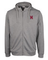 Nashville Sounds Clique Lift Eco Performance Full Zip Unisex Hoodie Sweatshirt Grey Melange Mannequin Thumbnail Image