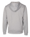 Reno Aces Clique Lift Eco Performance Full Zip Unisex Hoodie Sweatshirt Grey Melange Mannequin Back Thumbnail Image