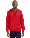 Louisville Bats Clique Lift Eco Performance Unisex Pullover Hoodie Sweatshirt Red Front Thumbnail Image