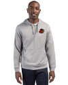 Rochester Red Wings Clique Lift Eco Performance Unisex Pullover Hoodie Sweatshirt Grey Melange Front Thumbnail Image