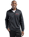 Lansing Lugnuts Clique Lift Eco Performance Half Zip Unisex Pullover Black Front Thumbnail Image