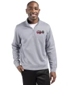 Lansing Lugnuts Clique Lift Eco Performance Half Zip Unisex Pullover Grey Melange Front Thumbnail Image