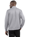 Louisville Bats Clique Lift Eco Performance Half Zip Unisex Pullover Grey Melange Back Thumbnail Image