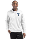 Tulsa Drillers Clique Lift Eco Performance Half Zip Unisex Pullover White Front Thumbnail Image