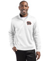 Norfolk Tides Clique Lift Eco Performance Half Zip Unisex Pullover White Front Thumbnail Image