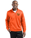 Las Vegas Aviators Clique Lift Eco Performance Half Zip Unisex Pullover Orange Front Thumbnail Image