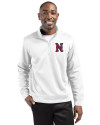 Nashville Sounds Clique Lift Eco Performance Half Zip Unisex Pullover White Front Thumbnail Image