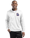 New Hampshire Fisher Cats Clique Lift Eco Performance Half Zip Unisex Pullover White Front Thumbnail Image