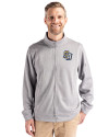 San Antonio Missions Clique Lift Eco Performance Full Zip Unisex Jacket Grey Melange Front Thumbnail Image