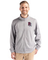 Round Rock Express Clique Lift Eco Performance Full Zip Unisex Jacket Grey Melange Front Thumbnail Image