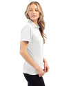 Jacksonville Jumbo Shrimp Clique Ice Pique Womens Tech Polo White Side Thumbnail Image