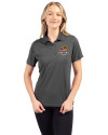 Toledo Mud Hens Clique Ice Pique Womens Tech Polo Titan Front Thumbnail Image