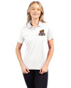 Toledo Mud Hens Clique Ice Pique Womens Tech Polo White Front Thumbnail Image
