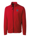 Nashville Sounds Clique Summit Performance Fleece Full Zip Mens Jacket Red Mannequin Thumbnail Image