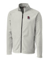 Round Rock Express Clique Summit Performance Fleece Full Zip Mens Jacket Silver Mannequin Thumbnail Image