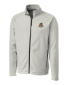 Toledo Mud Hens Clique Summit Performance Fleece Full Zip Mens Jacket Silver Mannequin Thumbnail Image
