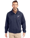 Reading Fightin Phils Cutter & Buck Charter Eco Recycled Mens Full-Zip Jacket Navy Blue Front Thumbnail Image