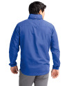 South Bend Cubs Cutter & Buck Charter Eco Recycled Mens Full-Zip Jacket Tour Blue Back Thumbnail Image