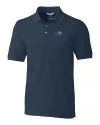 West Michigan Whitecaps Cutter & Buck Advantage Eco Tri-Blend Pique Mens Big and Tall Polo Liberty Navy Mannequin Thumbnail Image