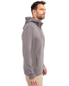 Philadelphia Eagles Cutter & Buck Roam Epic Versatility Half Zip Recycled Mens Hooded Pullover Elemental Grey Side Thumbnail Image