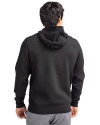 Los Angeles Rams Cutter & Buck Roam Epic Versatility Half Zip Recycled Mens Hooded Pullover Black Back Thumbnail Image