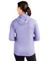 Baltimore Ravens Cutter & Buck Daybreak Eco Recycled Womens Full Zip Hoodie Hyacinth Back Thumbnail Image