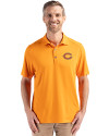 Chicago Bears - Cutter & Buck Forge Eco Stretch Recycled Mens Polo Orange Burst Front Thumbnail Image