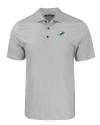 Miami Dolphins Cutter & Buck Pike Eco Tonal Geo Print Stretch Recycled Mens Polo Elemental Grey Mannequin Thumbnail Image