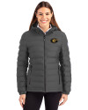 Grambling Tigers Cutter & Buck Mission Ridge Repreve® Eco Insulated Womens Puffer Jacket Elemental Grey Front Thumbnail Image