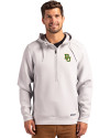 Baylor Bears Cutter & Buck Roam Epic Versatility Half Zip Recycled Mens Hooded Pullover Solitare Front Thumbnail Image