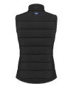 USC Trojans Cutter & Buck Evoke Hybrid Softshell Recycled Womens Full Zip Vest Black Mannequin Back Thumbnail Image