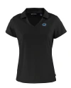 Florida Gators Cutter & Buck Daybreak Eco Recycled Womens V-neck Polo Black Mannequin Thumbnail Image