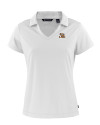LSU Tigers Cutter & Buck Daybreak Eco Recycled Womens V-neck Polo White Mannequin Thumbnail Image