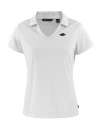 Arkansas Razorbacks Cutter & Buck Daybreak Eco Recycled Womens V-neck Polo White Mannequin Thumbnail Image