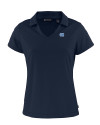 North Carolina Tar Heels Cutter & Buck Daybreak Eco Recycled Womens V-neck Polo Navy Blue Mannequin Thumbnail Image