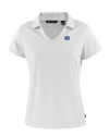 North Carolina Tar Heels Cutter & Buck Daybreak Eco Recycled Womens V-neck Polo White Mannequin Thumbnail Image