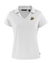 Baldwin Wallace Yellow Jackets Cutter & Buck Daybreak Eco Recycled Womens V-neck Polo White Mannequin Thumbnail Image