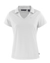 Air Force Falcons Cutter & Buck Daybreak Eco Recycled Womens V-neck Polo White Mannequin Thumbnail Image