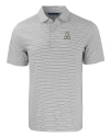 Appalachian State Mountaineers Cutter & Buck Forge Eco Double Stripe Stretch Recycled Mens Big &Tall Polo Polished/White Mannequin Thumbnail Image