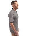 Grambling Tigers Cutter & Buck Forge Eco Double Stripe Stretch Recycled Mens Polo Black/White Side Thumbnail Image