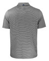 USC Trojans Cutter & Buck Forge Eco Double Stripe Stretch Recycled Mens Polo Black/White Mannequin Back Thumbnail Image