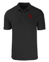 USC Trojans Cutter & Buck Forge Eco Stretch Recycled Mens Big & Tall Polo Black Mannequin Thumbnail Image