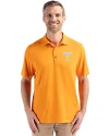 Tennessee Volunteers Cutter & Buck Forge Eco Stretch Recycled Mens Polo Orange Burst Front Thumbnail Image