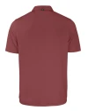 Texas A&M Aggies Cutter & Buck Forge Eco Stretch Recycled Mens Polo Dark Bordeaux Heather Mannequin Back Thumbnail Image