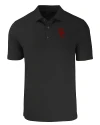 USC Trojans Cutter & Buck Forge Eco Stretch Recycled Mens Polo Black Mannequin Thumbnail Image